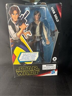 Hasbro Star Wars Han Solo Action Figure - Black, Brown & White
